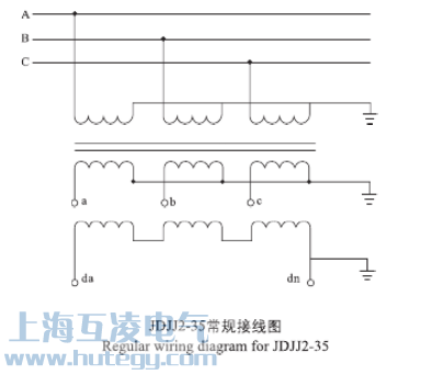 JDJJ2-35电压互感器接线图